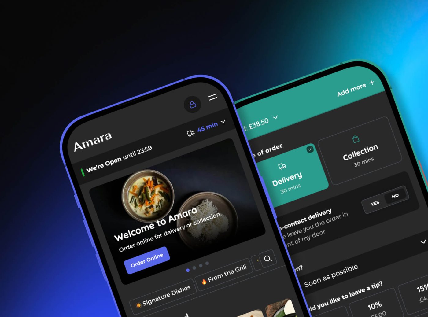 Branded Online Ordering Website and Mobile App