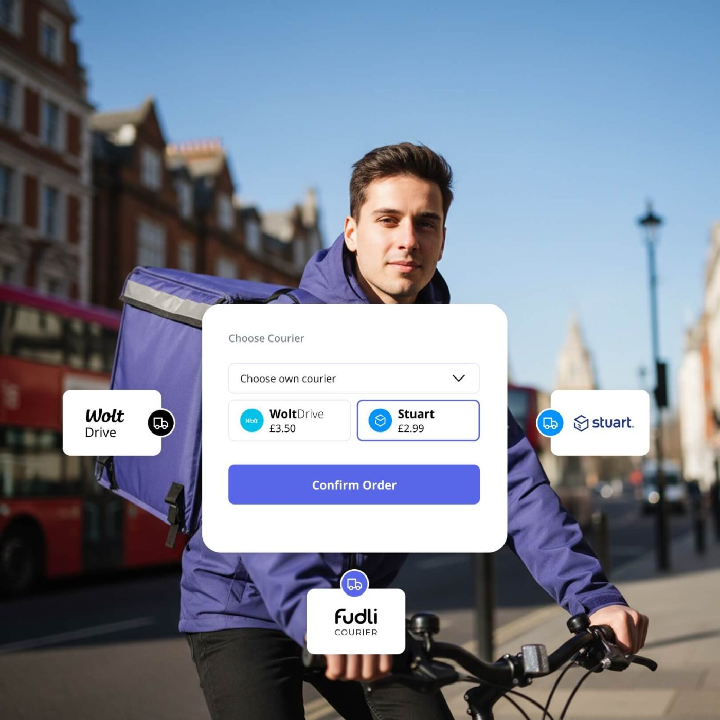 Online Food Ordering System FudliCourier WoltDrive Stuart Delivery Restaurants