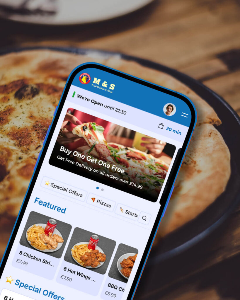 Online Ordering System Restaurants Takeaways