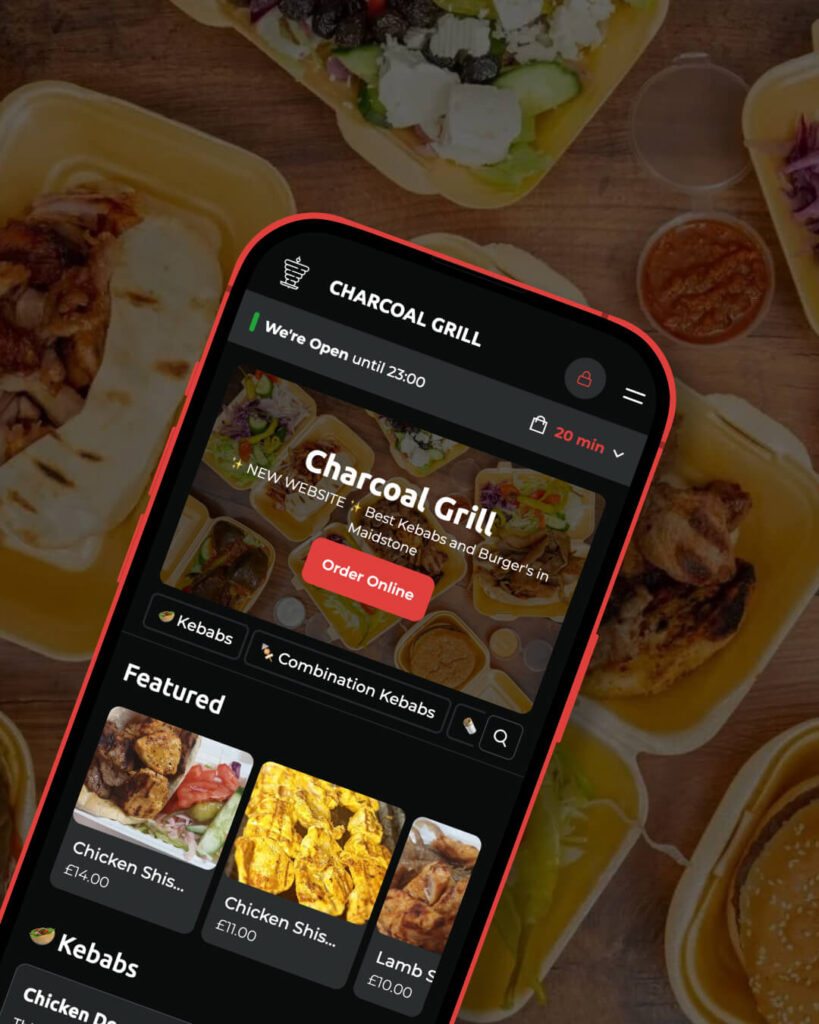Online Ordering System Restaurants and Takeaways